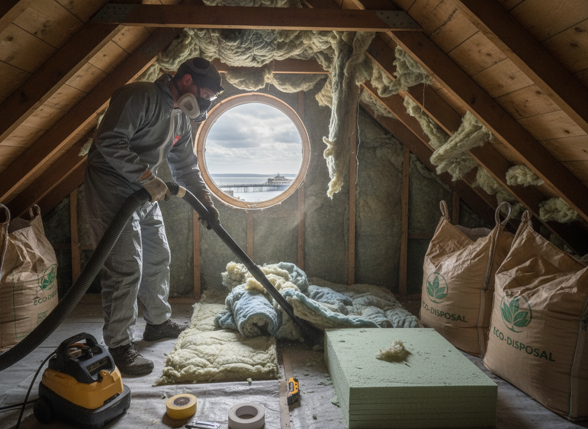 environmentally friendly insulation removal in Weston Super Mare