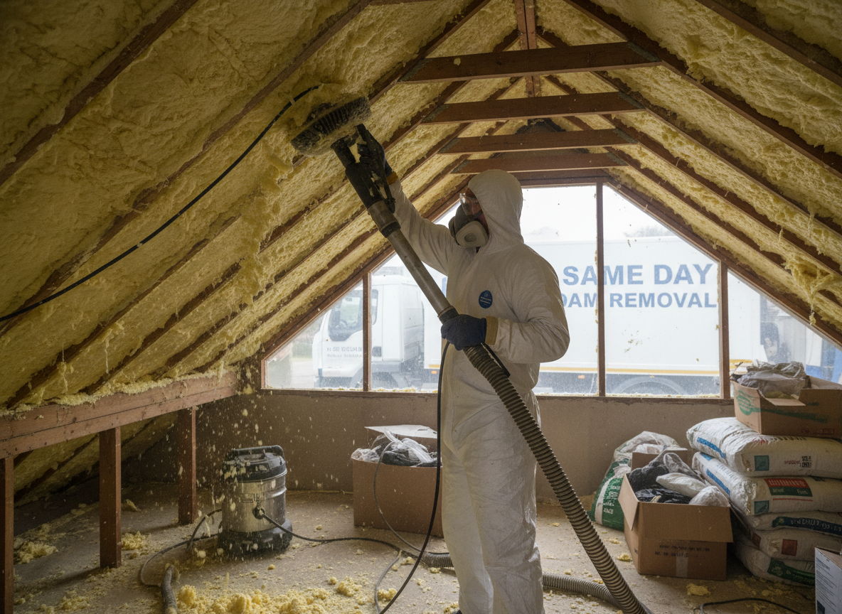 same day Spray Foam Removal in Weston Super Mare